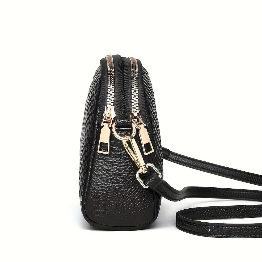 Isabella | Mini crocodile-effect crossbody bag