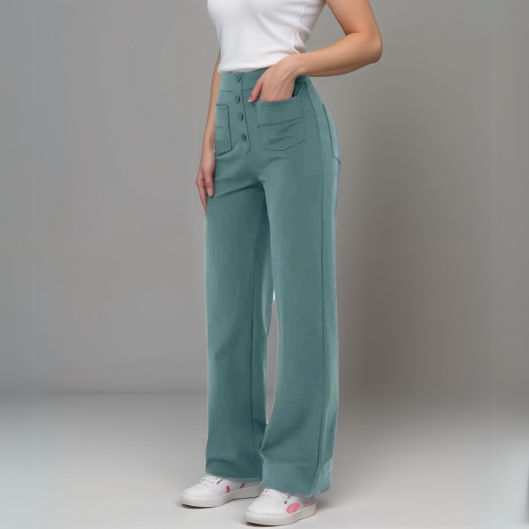 Nina – Comfort and style in a high-waist stretch pant