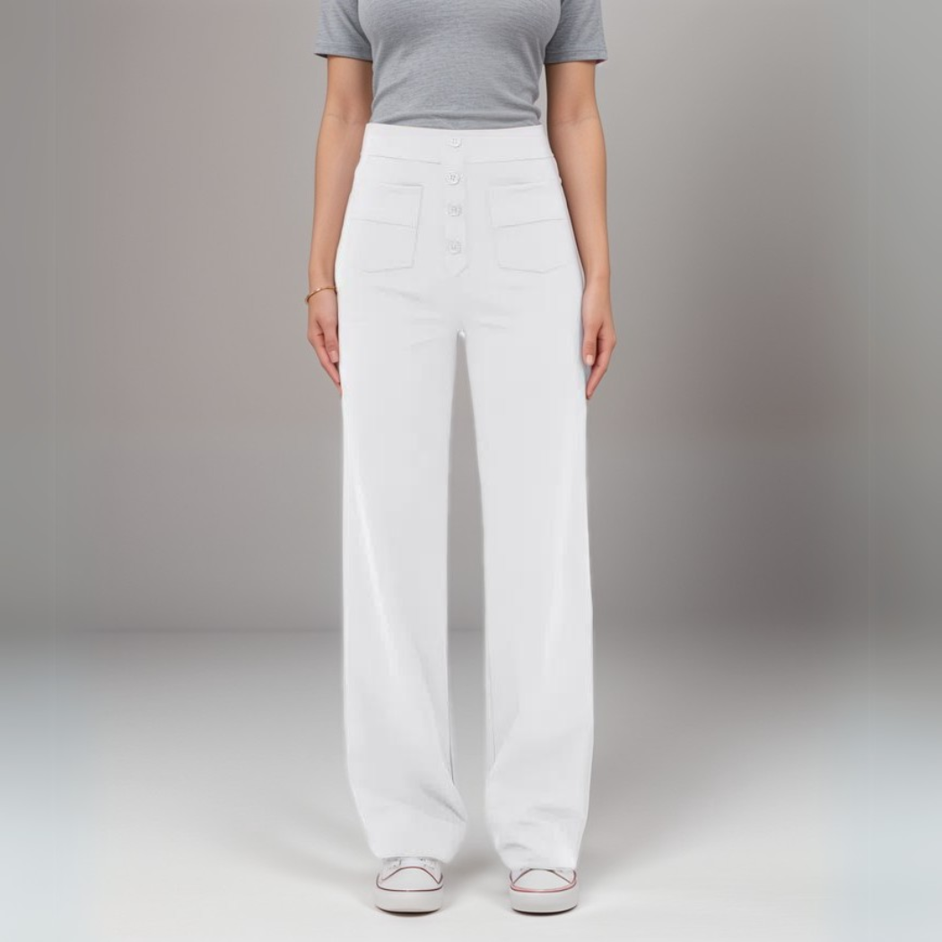 Nina – Comfort and style in a high-waist stretch pant