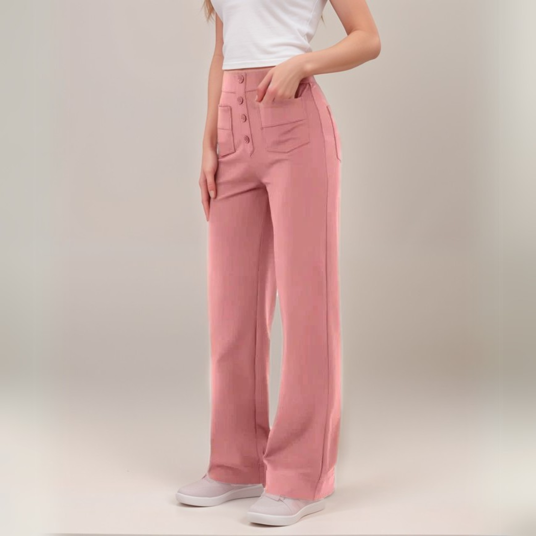 Nina – Comfort and style in a high-waist stretch pant