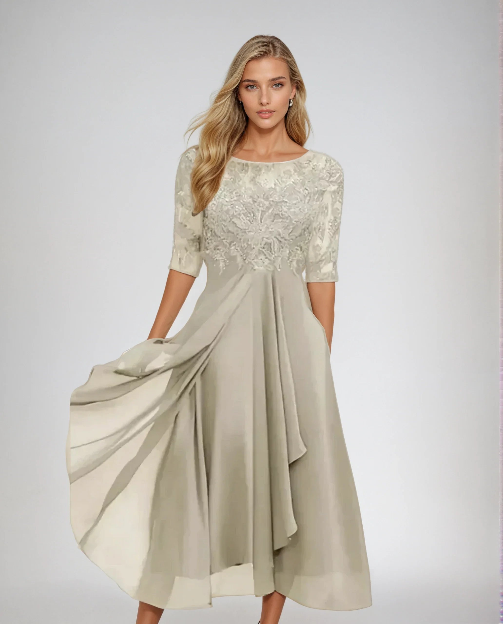 Eilis - Graceful Detailed Dress