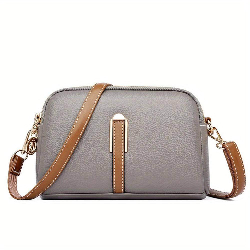 Mila | Lychee Embossed Crossbody Bag