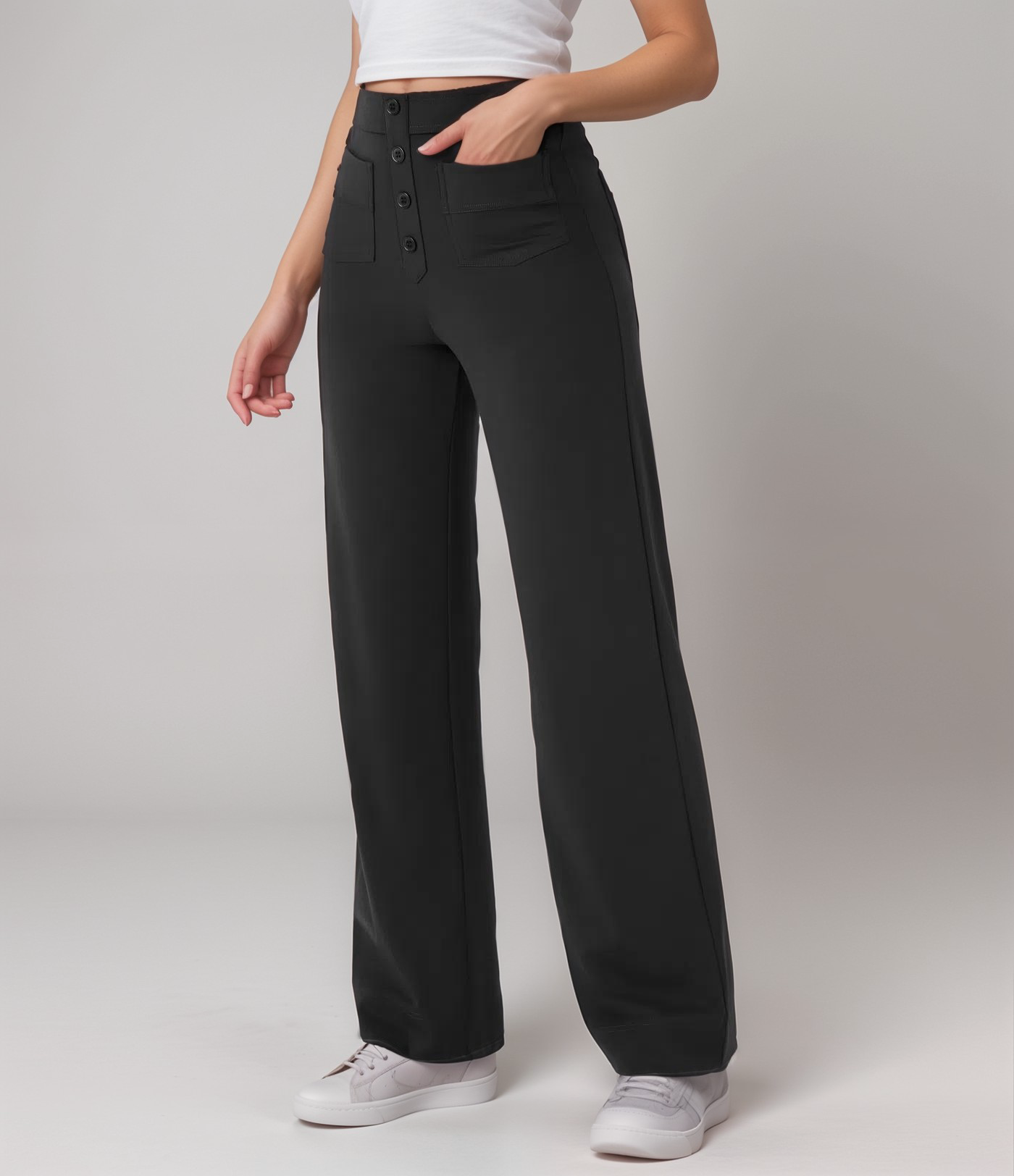 Nina – Comfort and style in a high-waist stretch pant