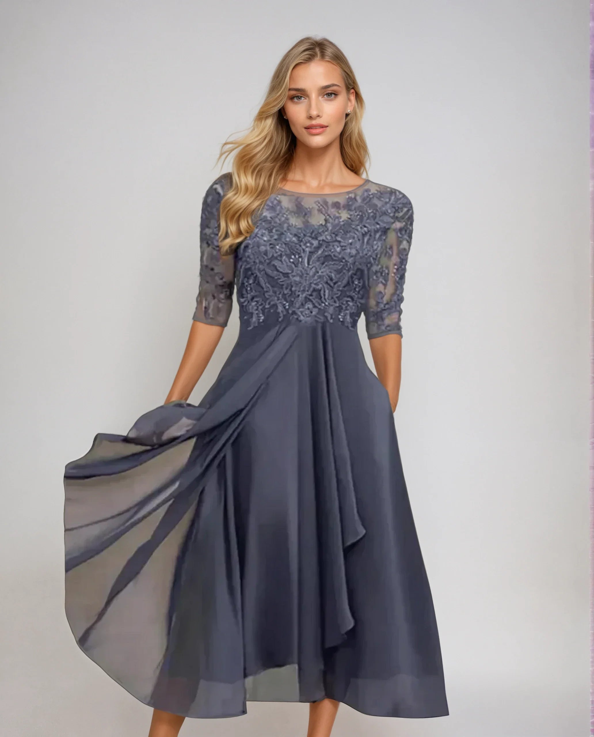 Eilis - Graceful Detailed Dress