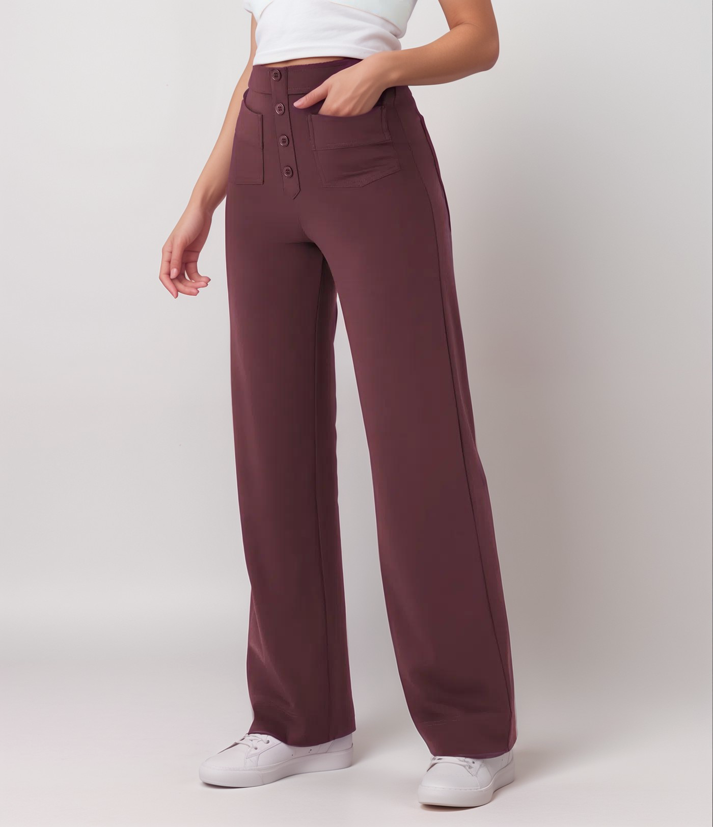 Nina – Comfort and style in a high-waist stretch pant