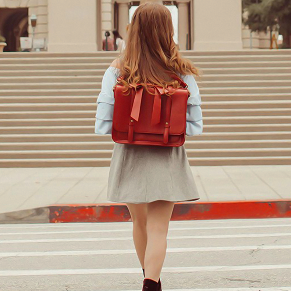 Vintage Kissé Bag in Blue Rose