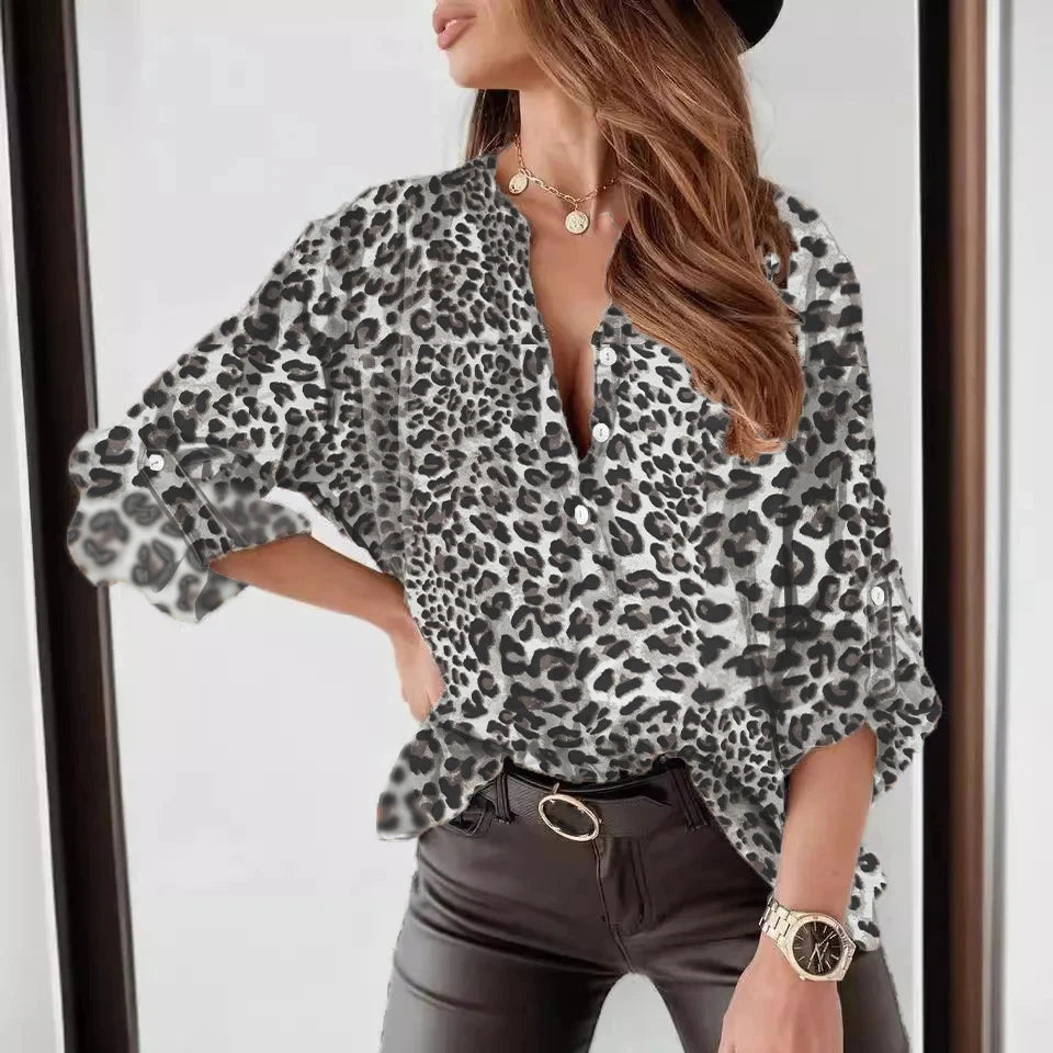 Evy - Leopard Print Blouse