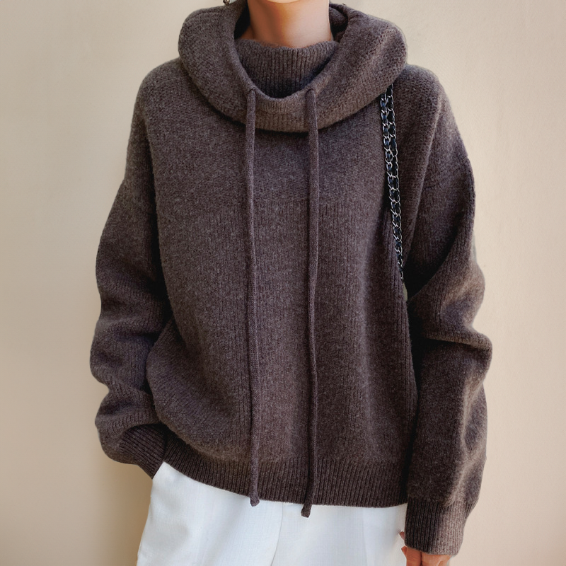 Maria - Merino Wool Turtleneck Sweater