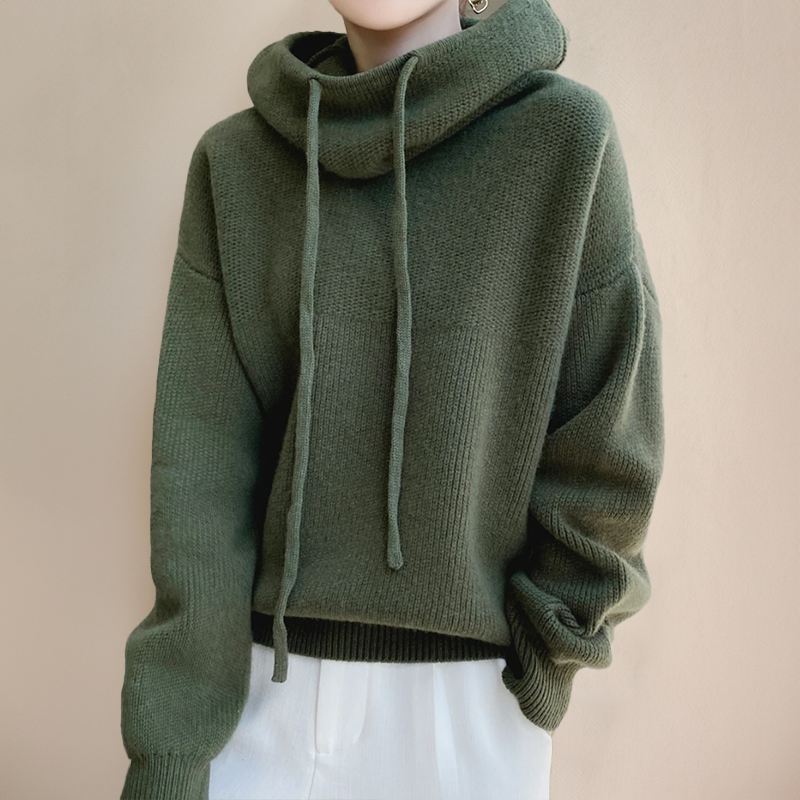 Maria - Merino Wool Turtleneck Sweater