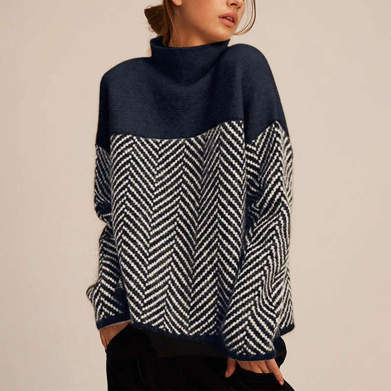 ÉLIZE - Elegant Turtleneck Sweater in Luxury Knit