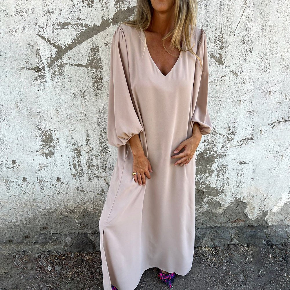 Mandy - Long Dress with Pockets